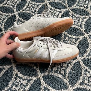 White and beige sambas OG